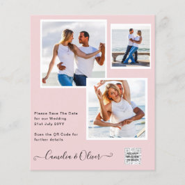 BUDGETフォト救結婚式招待状日QRコード チラシ