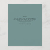 BUDGETフォト救結婚式招待状日QRコード チラシ (裏面)