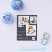 BUDGETフォト救結婚式招待状日QRコード チラシ (シングル)