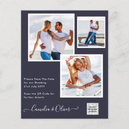 BUDGETフォト救結婚式招待状日QRコード チラシ