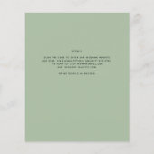 BUDGETフォト救結婚式招待状日QRコード チラシ (裏面)