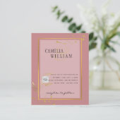 BUDGETフォト結婚式招待状日付の保存 (スタンド正面)