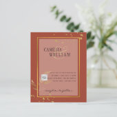 BUDGETフォト結婚式招待状日付の保存 (スタンド正面)