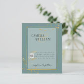 BUDGETフォト結婚式招待状日付の保存 (スタンド正面)