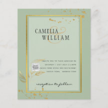 BUDGETフォト結婚式招待状日付の保存