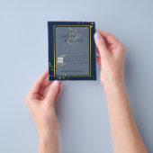 BUDGETフォト結婚式招待状日付の保存 チラシ (手)