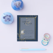 BUDGETフォト結婚式招待状日付の保存 チラシ (シングル)