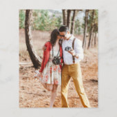 BUDGETフォト結婚式招待状日付の保存 チラシ (裏面)