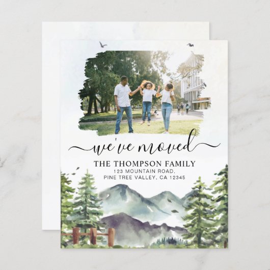 BUDGETフォレストの山の引っ越しました写真の移動 (正面/裏面)