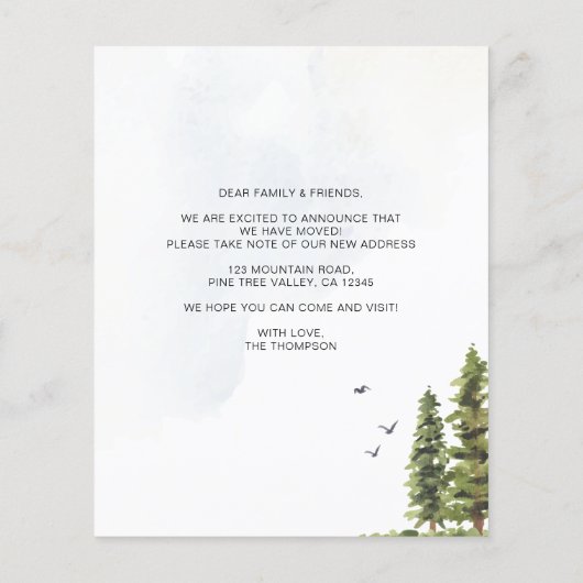 BUDGETフォレストの山の引っ越しました写真の移動 (裏面)