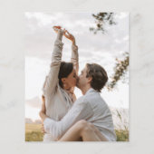 BUDGETフローラダスティブルーモノグラム結婚写真 (裏面)