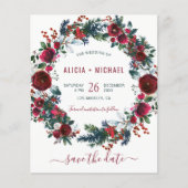 BUDGETフローラ冬の結婚クリスマス救の日付 チラシ (正面)