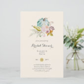 BUDGETブライダルシャワー招待状カスタムの色 (スタンド正面)