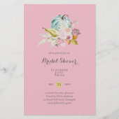 BUDGETブライダルシャワー招待状カスタムの色 (正面)