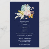 BUDGETブライダルシャワー招待状カスタムの色 (正面)