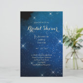 BUDGETブライダルシャワー招待状カスタムの色 (スタンド正面)