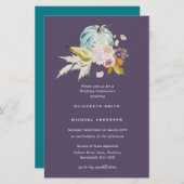 BUDGETブライダルシャワー招待状カスタムの色 (正面/裏面)