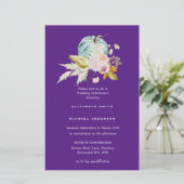 BUDGETブライダルシャワー招待状カスタムの色 (スタンド正面)