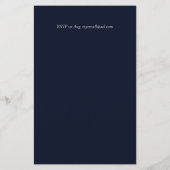 BUDGETブライダルシャワー招待状カスタムの色 (裏面)