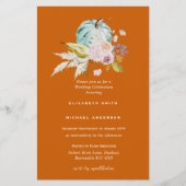 BUDGETブライダルシャワー招待状カスタムの色 (正面)