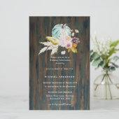 BUDGETブライダルシャワー招待状カスタムの色 (スタンド正面)