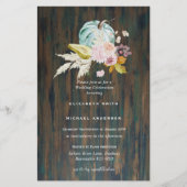 BUDGETブライダルシャワー招待状カスタムの色 (正面)