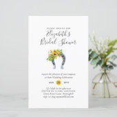 BUDGETブライダルシャワー招待状カスタムの色 (スタンド正面)