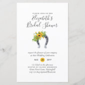 BUDGETブライダルシャワー招待状カスタムの色 (正面)