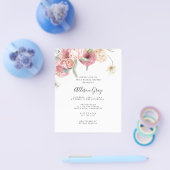 BUDGETブライダルシャワー招待状 |アナベス |フライヤー チラシ (シングル)