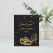 BUDGETブラック金ゴールドグリッター仮装ありがとう (スタンド正面)