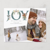 BUDGETホリディジョイフォトカパーソナライズされたード (正面)