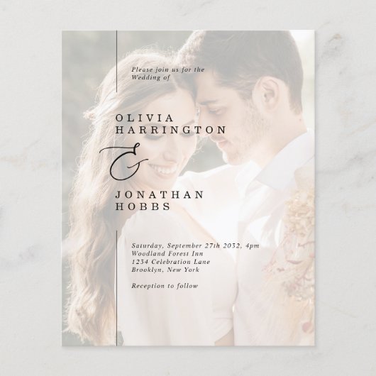 BUDGETミニマモダンリスト縁どライ写真結婚の (正面)