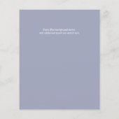 BUDGETミニマリスト写真ありがとうDUSTY Blue (裏面)