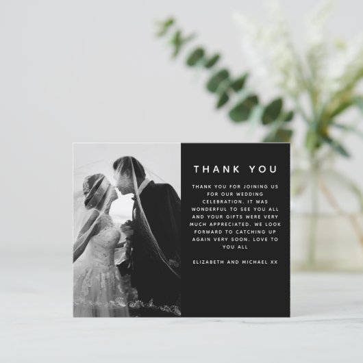 BUDGETミニマリスト写真カスタムウェディングありがとう (スタンド正面)