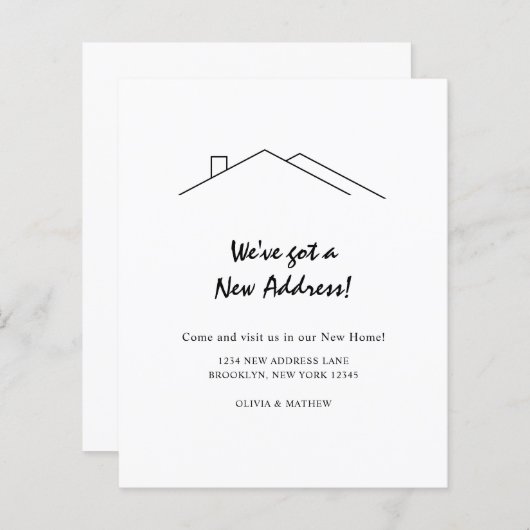 BUDGETミニマリスト新し得いアドレスの移動 (正面/裏面)