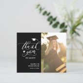 BUDGETミニマリスト黒写真卒業ありがとう (スタンド正面)