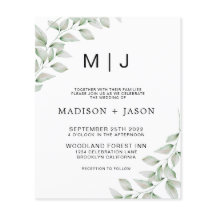 BUDGETミニマルはっきりした主義緑モノグラム結婚ズ