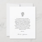 BUDGETミニマル写真手描きブーケ結婚ーズ (裏面)