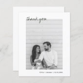 BUDGETミニマル写真手描きブーケ結婚ーズ (正面/裏面)