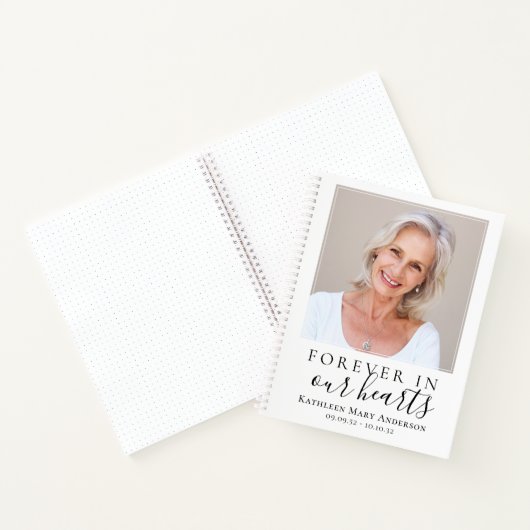 BUDGETミニマル葬儀記念ゲストブック ノートブック (内部)