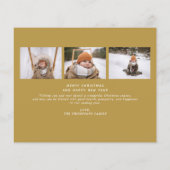 BUDGETミニマル金ゴールドス縁どクエア写真コラージュ (裏面)