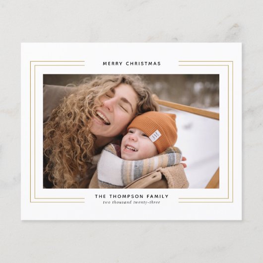 BUDGETミニマル金ゴールドス縁どクエア写真コラージュ (正面)