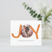 BUDGETメリークリスマスジョイフォトカード (スタンド正面)