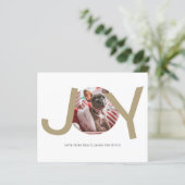 BUDGETメリークリスマスジョイフォトカード (スタンド正面)