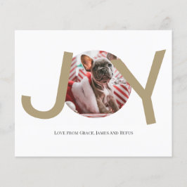 BUDGETメリークリスマスジョイフォトカード