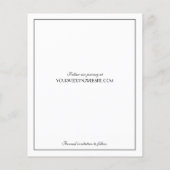 BUDGETモダンアールデコ写真の保存日付 (裏面)