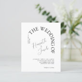 BUDGETモダンクラシックのArch Photo結婚's (スタンド正面)