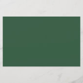 BUDGETモダンタイポグラフィグリーンクリスマスフォト (裏面)