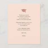 BUDGETモダンバラピンクアーチ写真グラッドサンキュー チラシ (裏面)