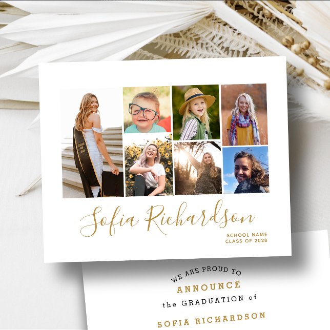 BUDGETモダン金ゴールドスクリプト写真のグラード発表 (クリエイターアップロード済み)